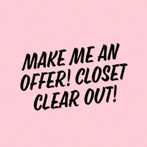 Make me an offer! Everything must go. :)